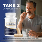 (2 Pack) Memopryl Capsules - MemoPryl Support Advanced Formula, Daily Memo Pryl Pills All Natural Ingredients Premium Formula Vitamins for Overall Health & Wellness Reviews, 120 Capsules for 2 Months