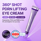 Centellian24 360 Shot PDRN Firming Eye Cream 30ml (1.01 fl oz) – Anti-Aging Retinol Eye Cream for Hooded Eyes, Wrinkle Smoothing, Firming Hydrating Care for Under-Eye Bags, Crow’s Feet & Dark Circles