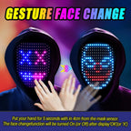 LED Mask Gesture Sensing Light up Mask Cool Kids Toys Gifts for Boys
