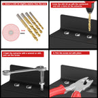 UYECOVE 14 Pieces Screw Extractor Set Left Hand Drill Bits Set