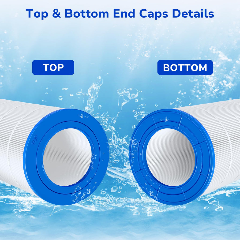 Fil-fresh CC200 Pool Filter Cartridges Compatible with Pentair Clean & Clear 200, Replacement for Pentair R173217, Pleatco PAP200, Unicel C-9419, 200 sq.ft