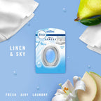 Febreze Small Spaces Air Freshener, Odor Eliminator, Linen & Sky (Pack of 6)