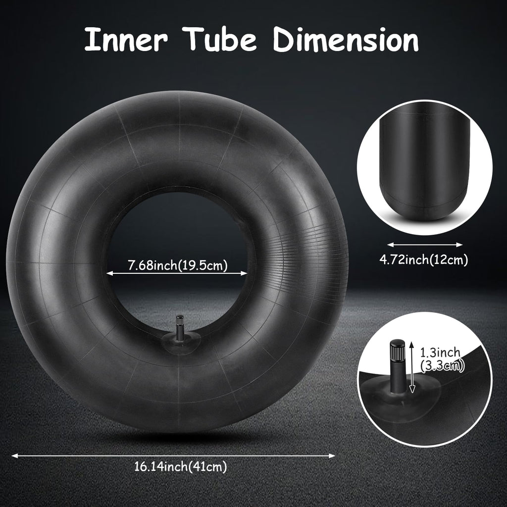20x8.00-8 Inner Tube,20x8-8,20x10.00-8 Tire Tube,20x10-8 for Lawn Mower,Golf Cart,Garden Tractors,Motorcycles,Lawn Tractor,Wheelbarrow,with TR-4 Straight Valve Stem 4 Pack