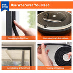 MAGZO Weather Stripping Door Seal 1 Inch W X 1/2 Inch T, Strong Adhesion and High Resilience Air Conditioner Foam Insulation for Cars, Total Length 13 Feet (6.5 ft x 2 Rolls)