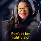 Gaoye Night Driving Blue Light Glasses for Woman - Computer Glasses for Blue Light Blocking - Lightweight Frames - 3 pack