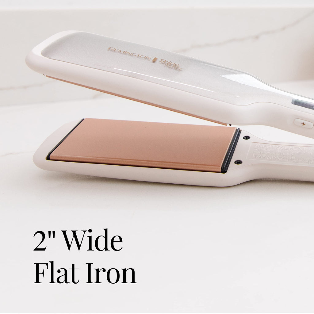 Remington Shine Therapy 2 Inch Hair Straightener, Argan Oil & Keratin