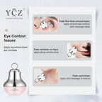 Ycz Electric Massage Eye Cream, 2-In-1 Firming Eye Moisturizer for Under Eye Care, Targets Dark Circles and Fine Lines, Deep Hydration Soothes Eye Fatigue, Suitable Lightweight Texture for Daily Use
