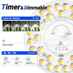 Barrina OG11A Grow Light Bulbs for Indoor Plant, 5000K 11W, 4 Packs, White