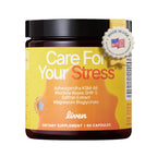 LIVEN SUPPLEMENTS Care for your Stress - KSM-66, Rhodiola Rosea, Magnesium & Saffron Extract – Daily Balance & Focus Support - 30 Servings