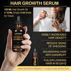 Rosemary Oil for Hair Growth, 120ml Diluted Rosemary Oil Hair Growth Serum with Derma Roller & Scalp Massager Hair Thickening Products Hair Loss Treatment for Men Women, Mens Gift Set