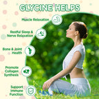 GREABBY Glycine 3g Gummies, with Alanine 1000 mg for Sleep Muscle Relaxation, L Theanine, GABA, Vitamin B6, Glycine Supplements for Adults Sleep, Sugar Free Pineapple Flavor, 60 Gummies