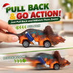 Advent Calendar 2026 Kids Boys,Dinosaur Monster Truck 24 Days Countdown Toy
