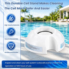 Salt Cell Cleaner - Fits for Hayward Salt Cell Cleaning Stand, Built-in O-Ring, Leak-Proof Design