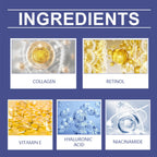 Collagen Face Moisturizer with Airless Pump - Collagen Botanical Stem Cells Cream for Skin with Retinol, Niacinamide, Hyaluronic Acid - Anti-Aging Day & Night Cream, 1.8 OZ