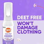 Off! Clean Feel Insect Repellent Misting Spray, Fragrance-Free Picaridin Bug Spray for Lasting DEET-Free Protection from Mosquitoes and Ticks, 6 oz, (Pack of 2)