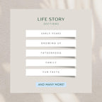 Dad's Story Journal (Hardcover with Case): A Meaningful Keepsake for a Father to Share His Life Journey and Memories, Includes 250+ Prompt Questions, Sentimental Gifts Idea