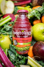 Beetology Organic Beet Juice 8.45oz "Variety Pack", 2 bottles each of: Beet + Veggie, Beet + Lemon Ginger, Beet + Cherry (6 Pack) Wonder Beet Juices | Organic, Vegan, Gluten Free, Kosher and Awesome!