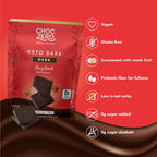 ChocZero Keto Bark, Dark Chocolate Hazelnut with Sea Salt, Sugar Free, Low Carb, No Sugar Alcohols, No Artificial Sweeteners, All Natural, Non-GMO, 6 Ounce (Pack of 2)