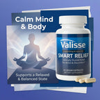 Jqewlg Valisse Smart Relief Pea 600mg - Multi-Pathway Support Formula, Immune Balance, Calm Mind & Body, Joint Comfort & Mobility Support - 60 Capsules