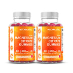 Vitamatic Magnesium Citrate Gummies 600mg per Serving - 60 Count - Promotes Healthy Relaxation, Muscle, Bone, & Energy Support (Pack of 2)