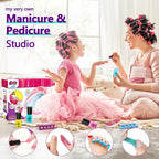 Kids Foot Spa Kit for Girls Ages 6-12, Nail Art Set, Birthday Gift