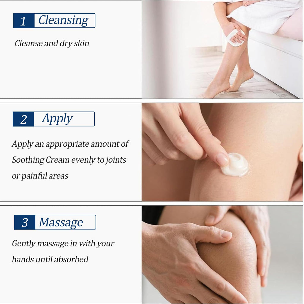 QUZOYU Capsacare Neuropathy Relief Cream, Contains Capsaicin, Arnica, Menthol, Msm, and Glucosamine, Suitable for Feet, Hands, Legs, Muscles, Joints, and Waist, Fast Absorption, Mild & All Natural