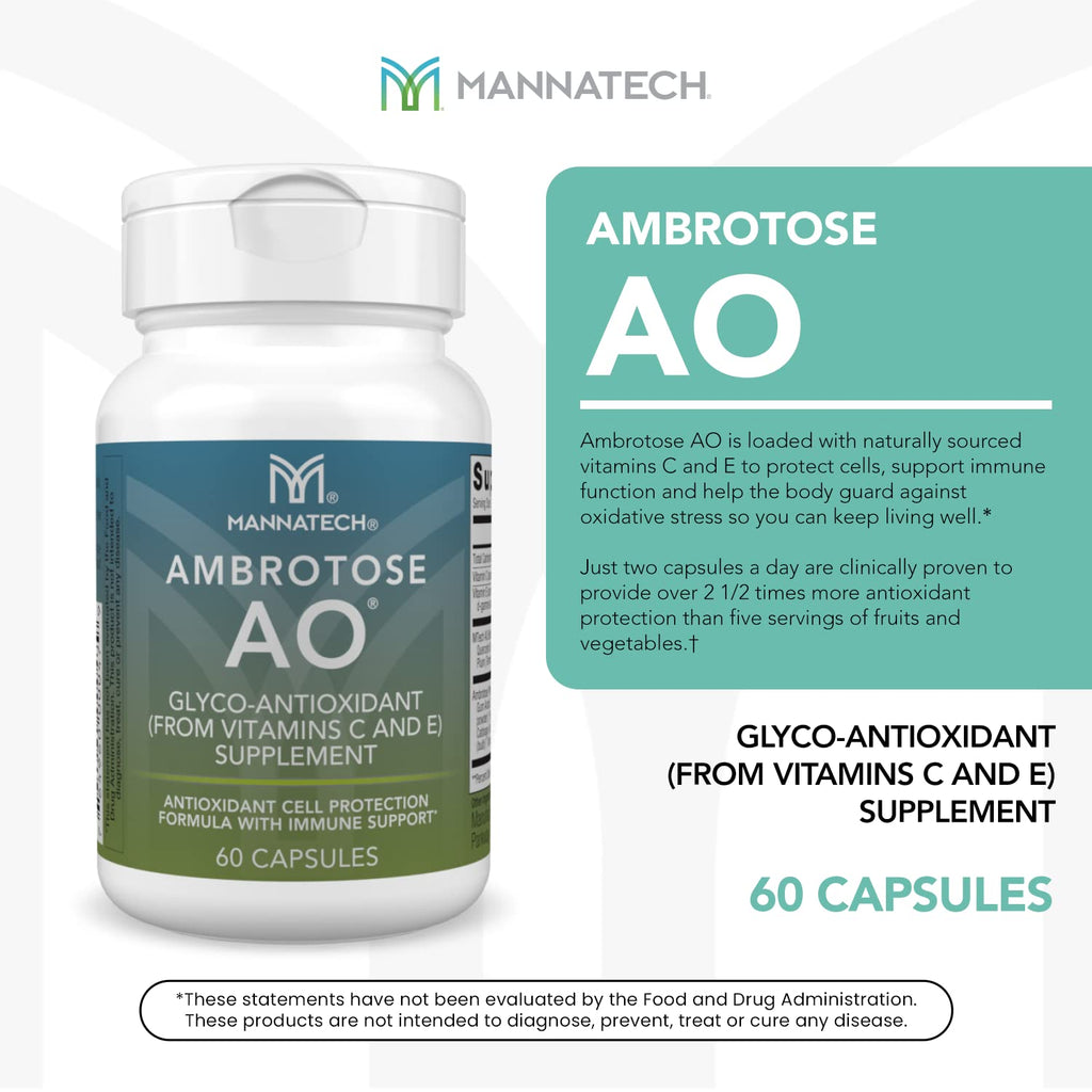 Mannatech - Ambrotose AO® - 60 Capsules
