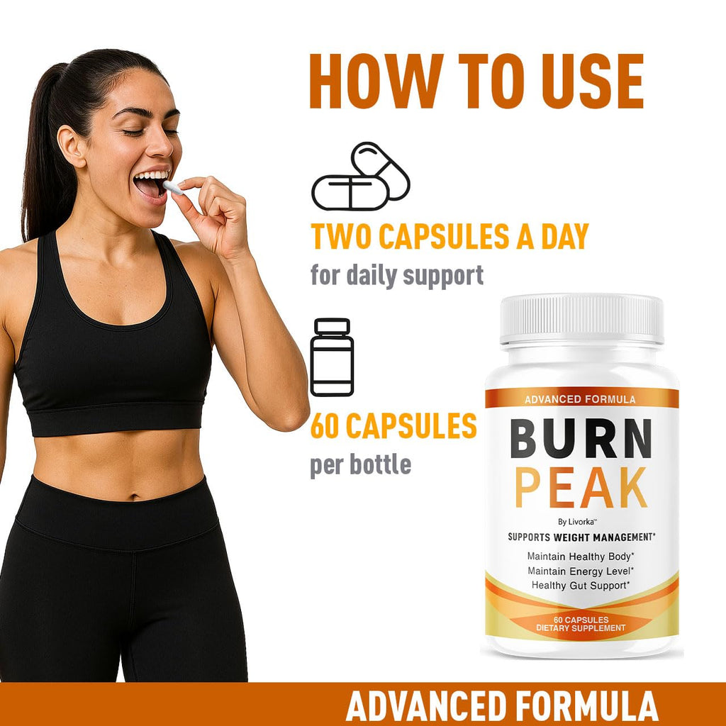 (3 Pack) Burn Peak Capsules - Official BurnPeak Weight Pills Advanced Premium Support, All Natural Burn Peak Pink Salt Trick Supplement for Overall Health & Wellness Reviews, 180 Capsules for 3 Months