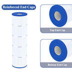 Cryspool® 07072 Filter Compatible with CX880XRE, SwimClear C4030, C4025, C4020, PA106-PAK4, C-7488, FC-1226, 4×106 Sq. Ft Pool Filter Cartridge, 4 Pack