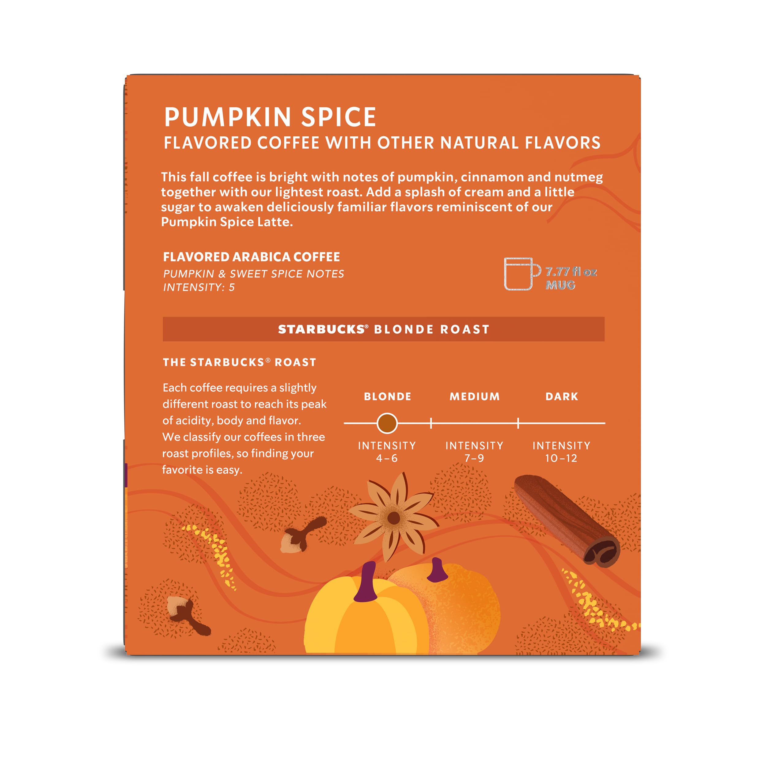 Starbucks by Nespresso Vertuo, Pumpkin Spice, 32-count Coffee Pods, Brews 7.8 oz.