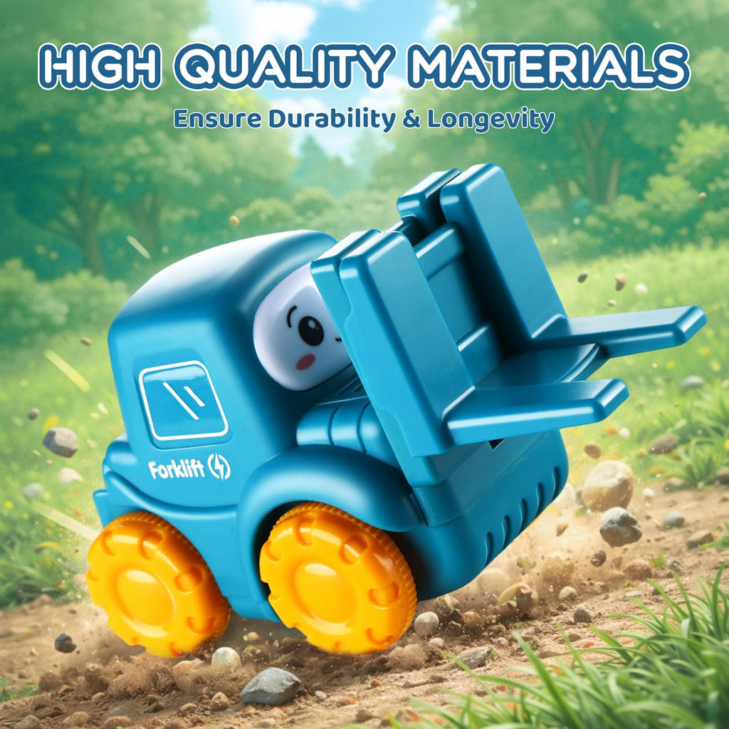 6PCS Big Truck Toy Set with Playmat