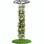 Garden Trellis for Climbing Plants Outdoor,84.6" Tall Umbrella Trellis