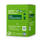 HandyClean Pre-Moistened Lens Cleaning Wipes, Eyeglass Wipes, Screen Wipes, 200 ct of 6 x 5 inches Individually Packed Lens Cleaner Wipes