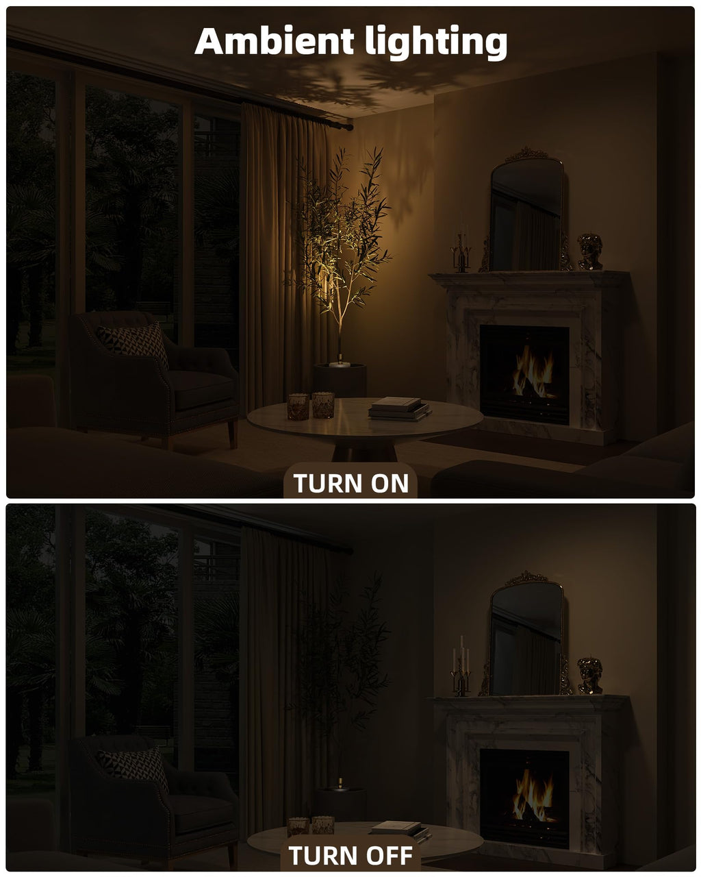 EZVALO 3-Pack Spotlight Indoor, Rechargeable Battery Picture Lights, Wireless Uplights with Remote, Dimmable, ⁠3 Color Temperatures⁠, Timer, Accent Lighting for Plants, Trees, Art, Displays
