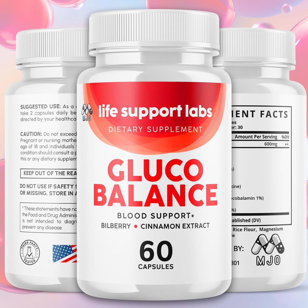 Life Support Labs Capsules, Official LifeSupportLabs Blood Health Pills with All Natural Ingredients, Life Support Labs Advanced Health & Wellness with Premium Vitamins for Women & Men (60 Capsules)