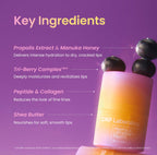 CNP Honey Lip Butter - Propolis Lipcerin™ 02 Berry, Hydrating Overnight Manuka Lip Balm & Mask, 12hr Long-Lasting Moisture, Stocking Stuffers, Gifts for Women, 0.5 fl.oz.