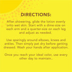 Jergens Natural Glow In Shower Lotion, Self Tanner for Medium to Deep Skin Tone, Sunless Tanning Wet Skin Lotion for Gradual, Flawless Color, 7.5 Ounce, Pack of 2