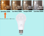6-Pack 3 Way Bulb 30 70 100W Replacement LED Light Bulbs, Daylight 5000K, Three Way A19 Bulbs with E26 Base for Floor Lamps, Table Lamps