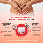 JJ Smith Tummy Focus – Digestive Cleanse Supplement with Ozonated Oxygenated Magnesium – Supports Digestion, Regularity, Bloating, Gut Balance, Nutrient Absorption, Energy & a Flatter Belly