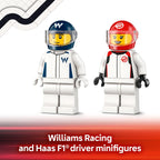 LEGO City F1 Williams Racing & Haas F1 Race Car Toys - Car Building Toy Set for Kids, Boys and Girls, Ages 4+ - F1 Preschool Toy for Fans - Gift Idea for Birthdays - 60464