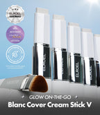 ELROEL Blanc Cover Cream Stick V White - Korean Foundation (#202 Natural)