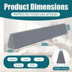 ROYALAY Bed Divider for Co Sleeping Adults, Bed Bumpers, Bumper with Adjustable Strap, Rail Guard with Washable Cover Fit for Twin, Full, Queen, King Size