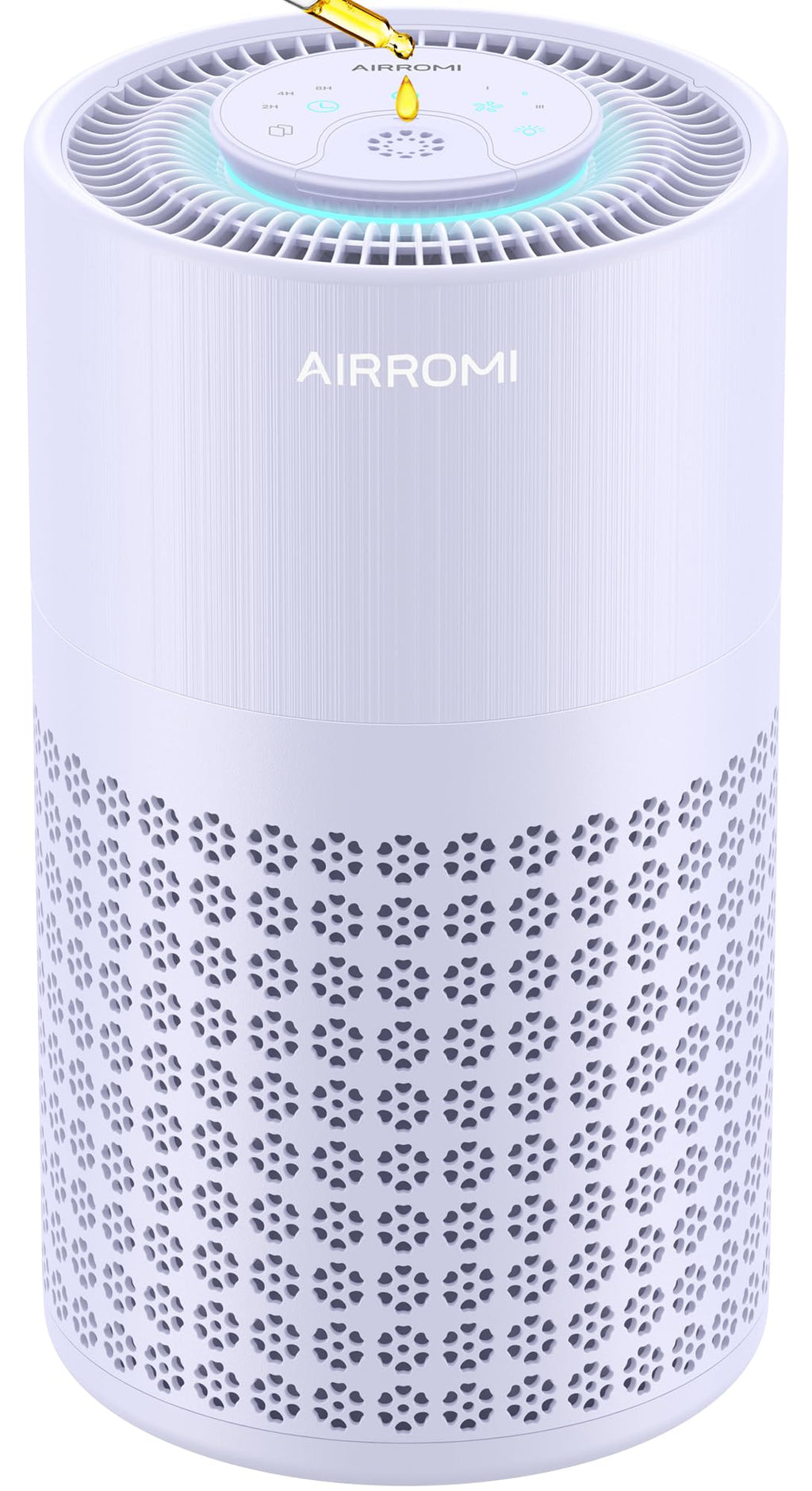 AIRROMI Air Purifier for Bedroom with A2001 Lavender Purple