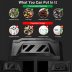 Outvita 43 Gallon Outdoor Compost Bin, Dual Chamber Tumbling Composter