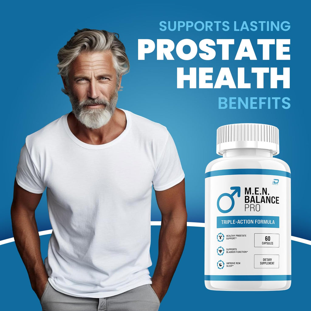 M.E.N Balance Pro Supplement – Advanced Formula Supplements for Daily Health (5 Pack - 300 Capsules)