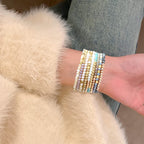 WAINIS 27Pcs Delicate Boho Beaded Bracelets