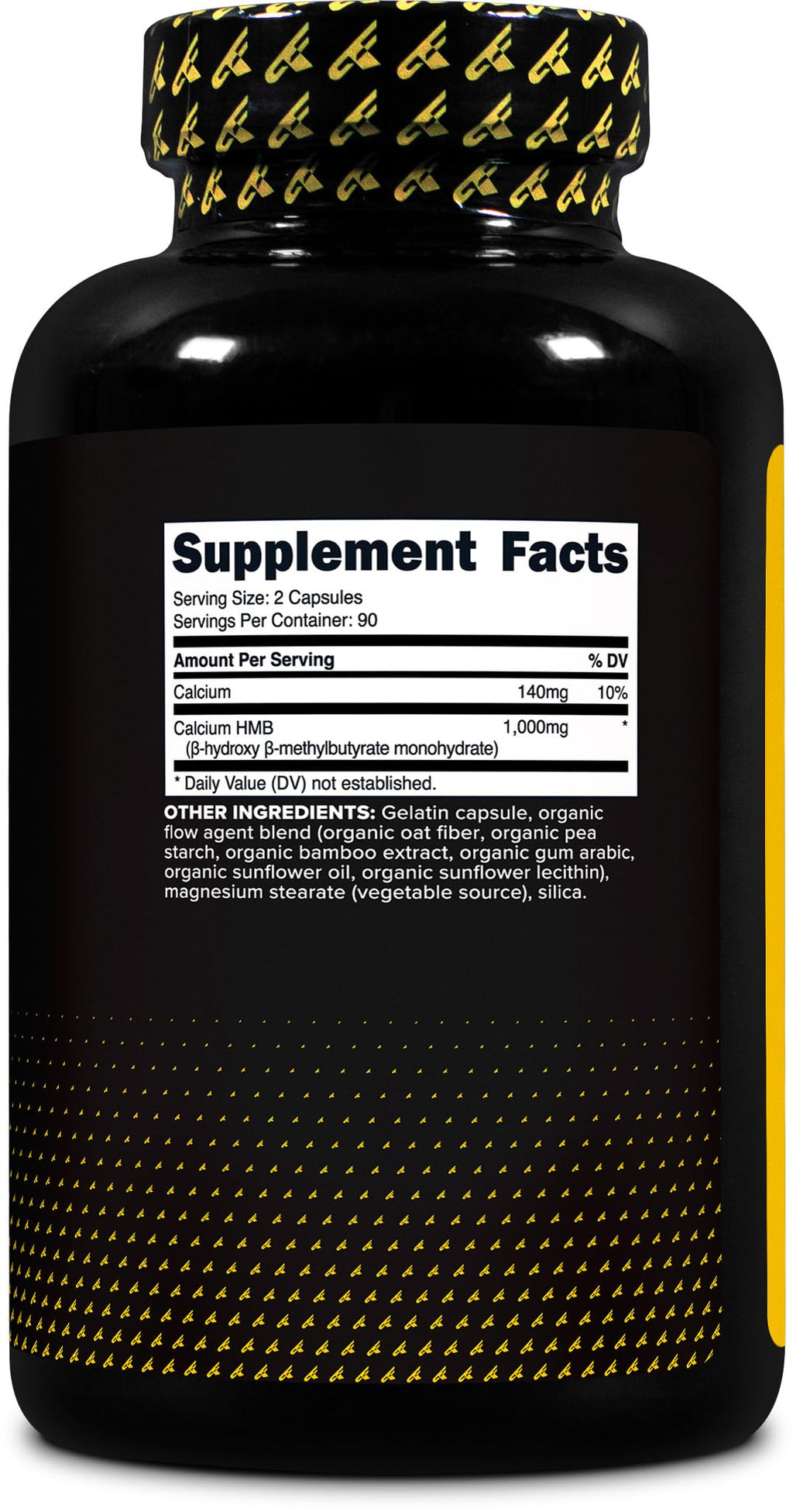 Primaforce HMB (Beta-Hydroxy Beta-Methylbutyrate) 1000mg, 180 Capsules (500mg Per Capsule) - Gluten Free and Non-GMO Supplement