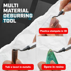 AFA Tooling Deburring Tool, 11 M2 HSS Blades, CNC Anodized Aluminum Handle