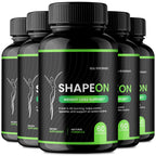 ShapeOn Capsules, Official ShapeOn Supplement Pills with All Natural Ingredients - Maximum Strength, Advanced Formula Overall Health & Wellness, Premium Shape-On Support Reviews (5 Pack)