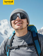 Lamicall Polarized Sports Sunglasses for Men Women, 24g Ultralight